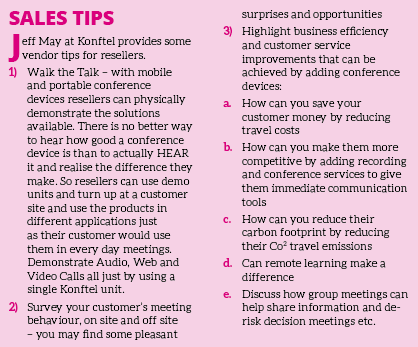 Sales tips